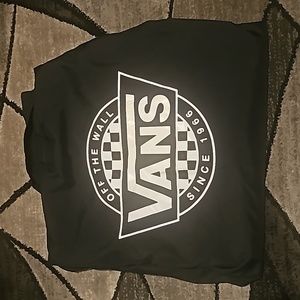 Men's L Black Van's coat